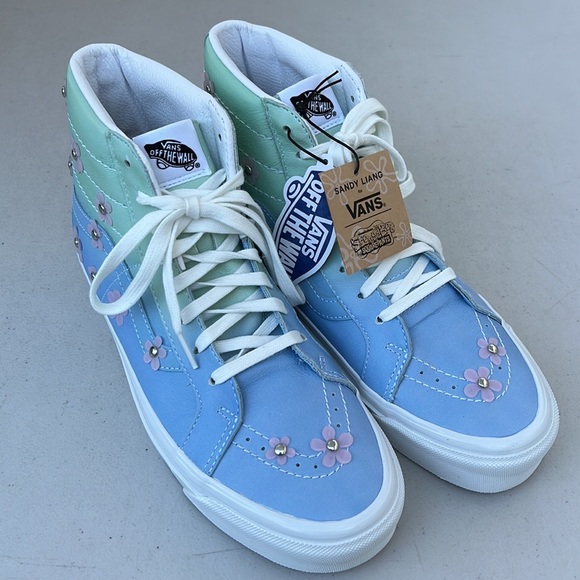VANS X SPONGEBOB SANDY LIANG SK8-HI 38 DX SHOES - Picture 3 of 11